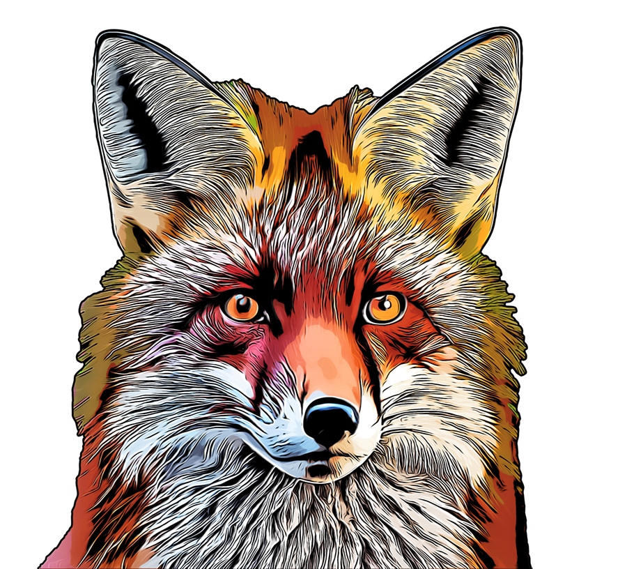 Fox cartoon art small