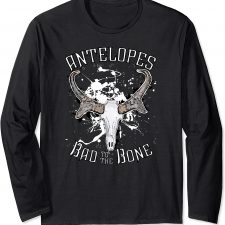 Antelope Skull art Long Sleeve