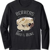 Beaver Skull art Long Sleeve