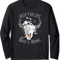 Buffalo Skull art Long Sleeve