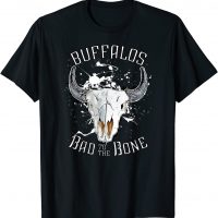 Buffalo Skull art Short Sleeve